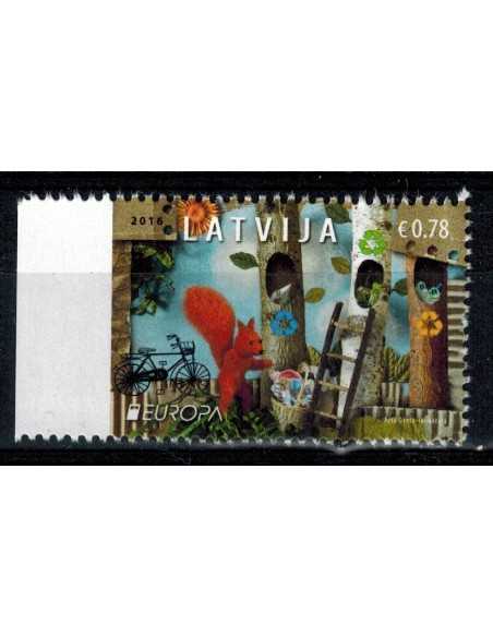 Timbre Poste Lettonie N° 0954a N ** philatélie foxtimbre