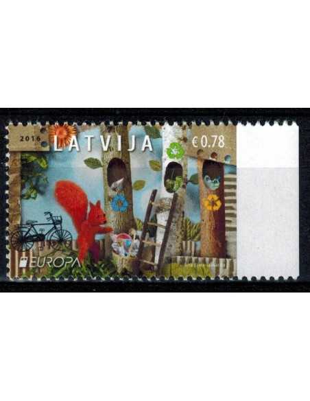 Timbre Poste Lettonie N° 0954b N ** philatélie foxtimbre