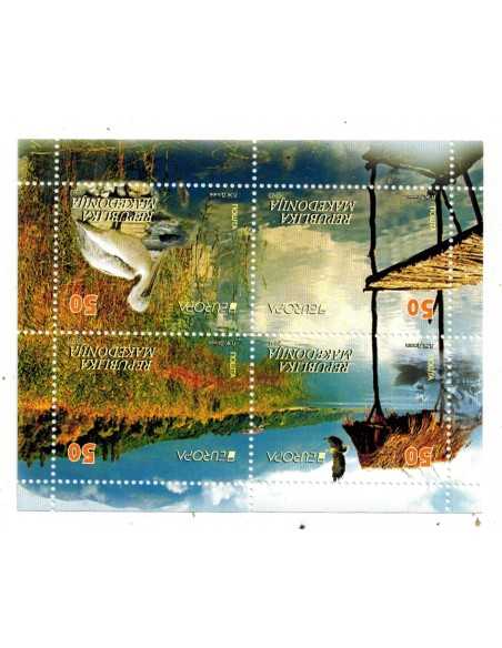 Timbre Poste Macédoine N° F0722/725 N ** philatélie foxtimbre