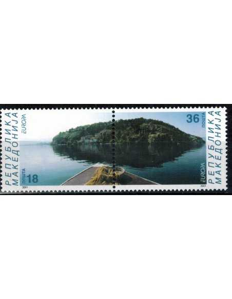 Timbre Poste Macédoine N° 0225/0226 N ** philatélie foxtimbre