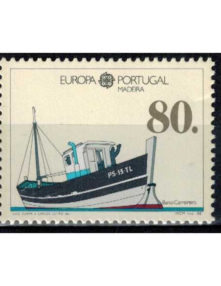 Timbre Poste madere N° 0124 N ** philatélie foxtimbre