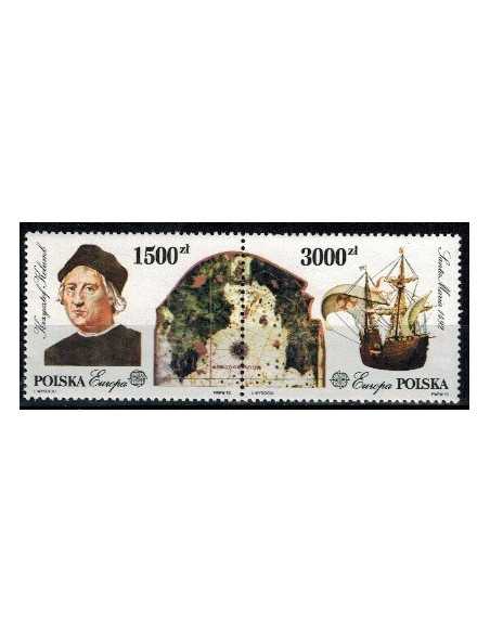 Timbre Poste Pologne N° 3178/79 N ** philatélie foxtimbre