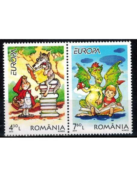 Timbre Poste Roumanie N° 5421/22 N ** philatélie foxtimbre