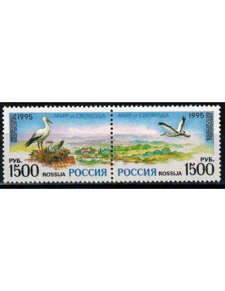 Timbre Poste Russie N° 6152/53 N ** philatélie foxtimbre