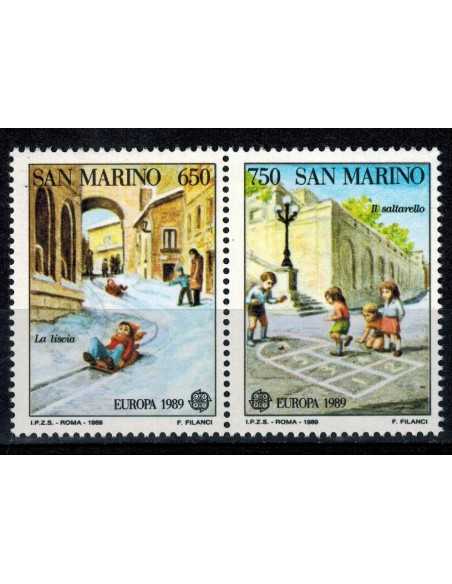 Timbre Poste Saint Marin N° 1204/1205 N ** philatélie foxtimbre