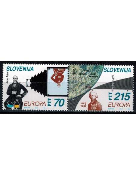 Timbre Poste Slovenie N° 078/079 N ** philatélie foxtimbre