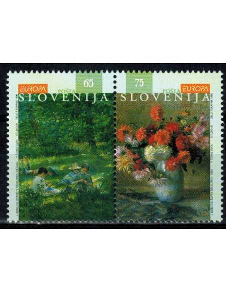 Timbre Poste Slovenie N° 134/135 N ** philatélie foxtimbre