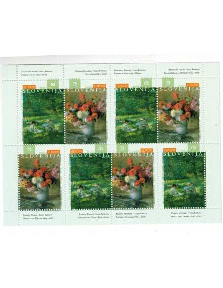 Timbre Poste Slovenie N° F134/135 N ** philatélie foxtimbre