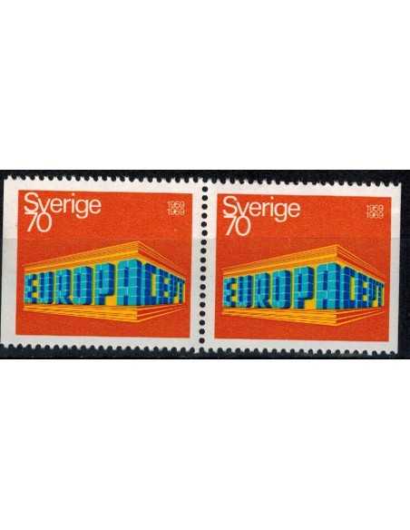 Timbre Poste Suede N° 615b N ** philatélie foxtimbre