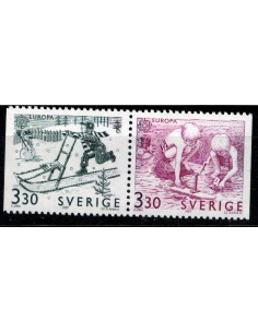 Timbre Poste suede N° 1523a N ** philatélie foxtimbre