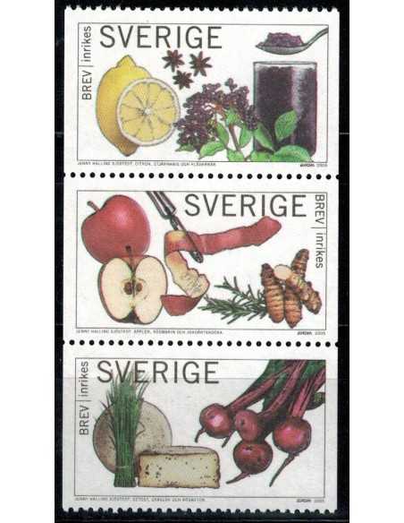 Timbre Poste suede N° 2446/48 N ** philatélie foxtimbre