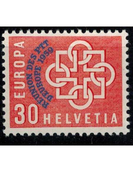 Timbre Poste Suisse N° 0632 N ** philatélie foxtimbre