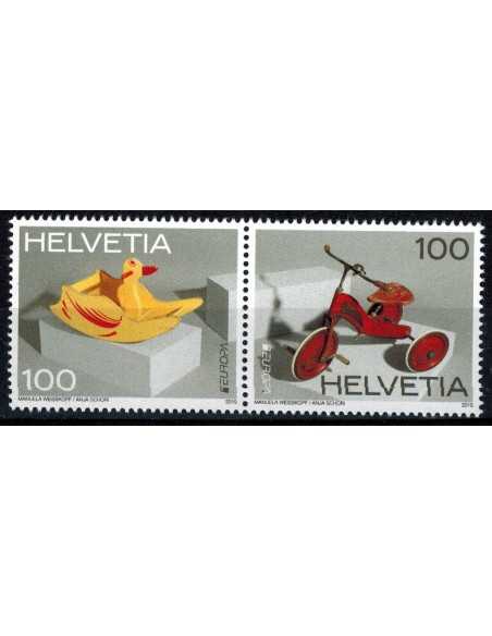 Timbre Poste Suisse N° 2327/28 N ** philatélie foxtimbre