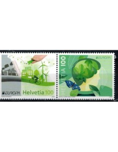 Timbre Poste Suisse N° 2379/80 N ** philatélie foxtimbre