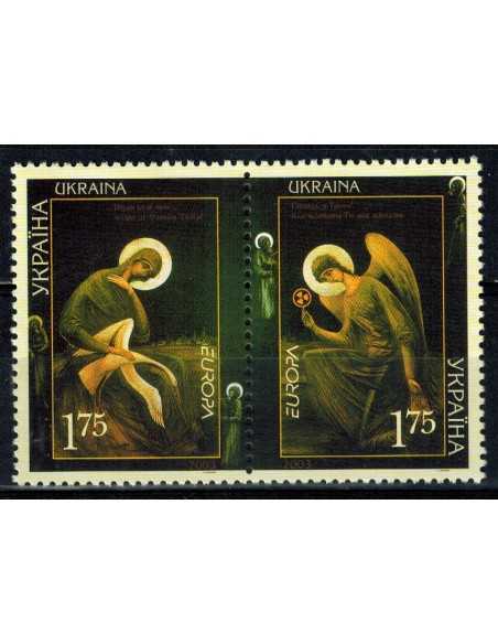 Timbre Poste Ukraine N° 0504/505 N ** philatélie foxtimbre