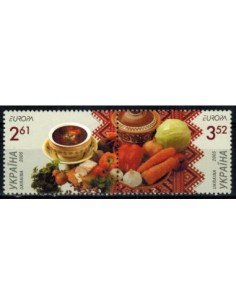 Timbre Poste Ukraine N° 0640/641 N ** philatélie foxtimbre