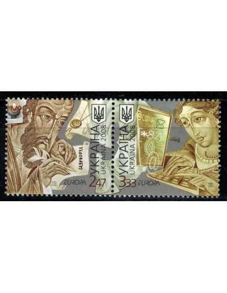 Timbre Poste Ukraine N° 0869/870 N ** philatélie foxtimbre
