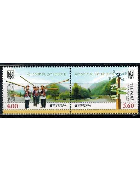 Timbre Poste Ukraine N° 1082/083 N ** philatélie foxtimbre