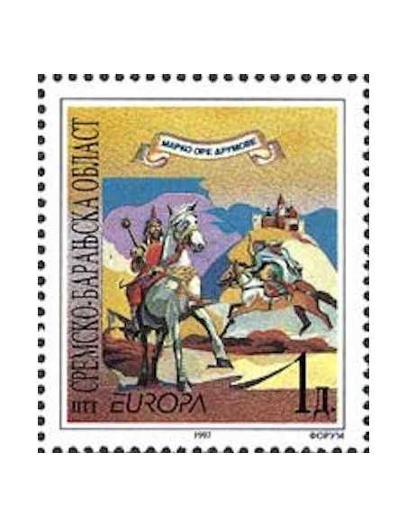 Timbre Poste Europa Croatie (Serbe de Krajina) N° 0078 N** philatelie foxtimbre