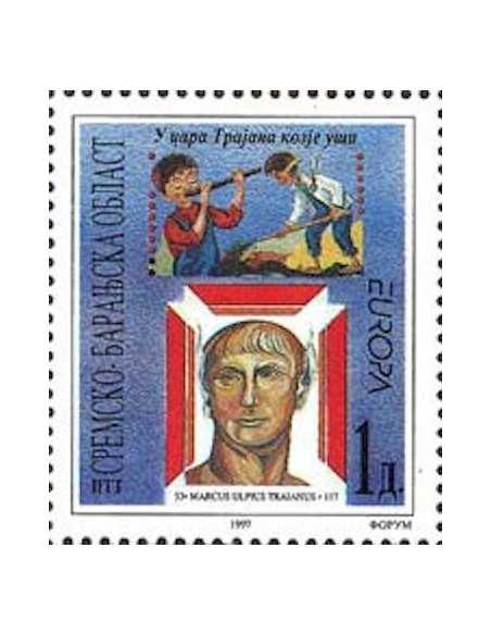 Timbre Poste Europa Croatie (Serbe de Krajina) N° 0079 N** philatelie foxtimbre