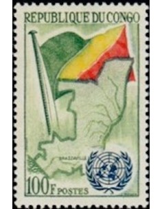 Timbre Poste Congo N° 0141 N** philatelie foxtimbre