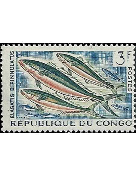 Timbre Poste Congo N° 0145 N** philatelie foxtimbre