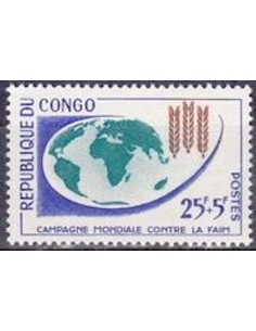 Timbre Poste Congo N° 0153 N** philatelie foxtimbre