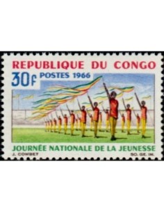 Timbre Poste Congo N° 0182 N** philatelie foxtimbre