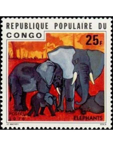 Timbre Poste Congo N° 0421 N** philatelie foxtimbre