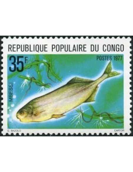 Timbre Poste Congo N° 0451 N** philatelie foxtimbre