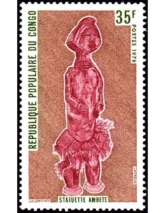 Timbre Poste Congo N° 0484 N** philatelie foxtimbre