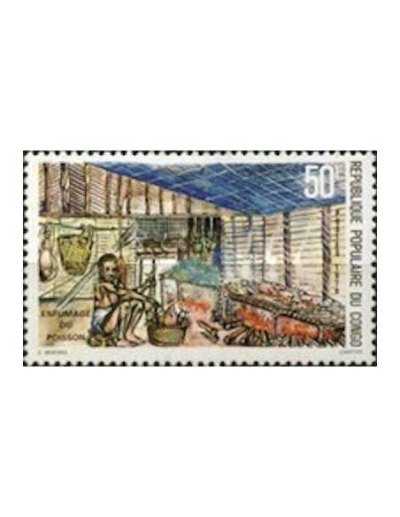 Timbre Poste Congo N° 0519 N** philatelie foxtimbre