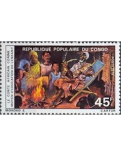 Timbre Poste Congo N° 0549 N** philatelie foxtimbre