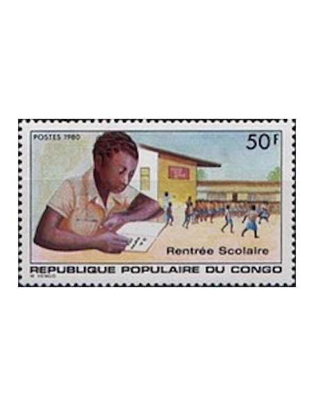 Timbre Poste Congo N° 0594 N** philatelie foxtimbre