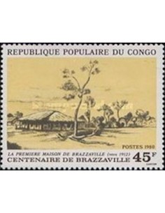 Timbre Poste Congo N° 0595 N** philatelie foxtimbre