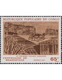 Timbre Poste Congo N° 0596 N** philatelie foxtimbre