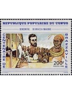 Timbre Poste Congo N° 0599 N** philatelie foxtimbre