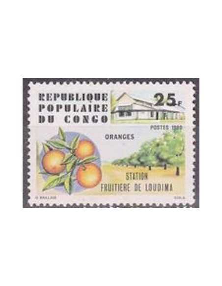 Timbre Poste Congo N° 0605 N** philatelie foxtimbre