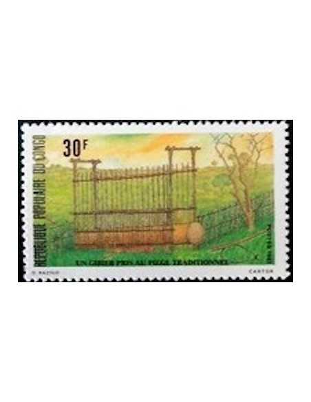 Timbre Poste Congo N° 0627 N** philatelie foxtimbre