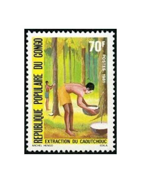 Timbre Poste Congo N° 0630 N** philatelie foxtimbre