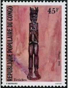 Timbre Poste Congo N° 0651 N** philatelie foxtimbre