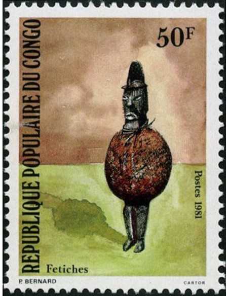 Timbre Poste Congo N° 0652 N** philatelie foxtimbre