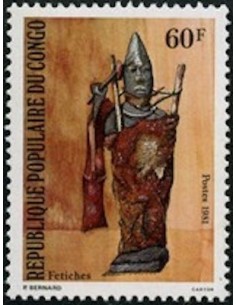 Timbre Poste Congo N° 0653 N** philatelie foxtimbre