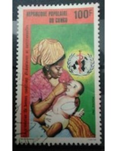 Timbre Poste Congo N° 0677 N** philatelie foxtimbre