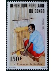 Timbre Poste Congo N° 0697 N** philatelie foxtimbre