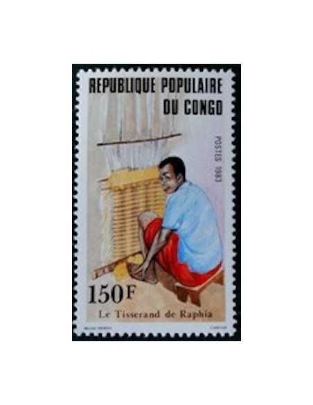 Timbre Poste Congo N° 0697 N** philatelie foxtimbre