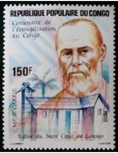 Timbre Poste Congo N° 0710 N** philatelie foxtimbre