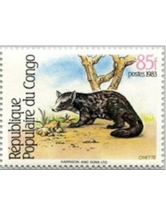 Timbre Poste Congo N° 0711C N** philatelie foxtimbre