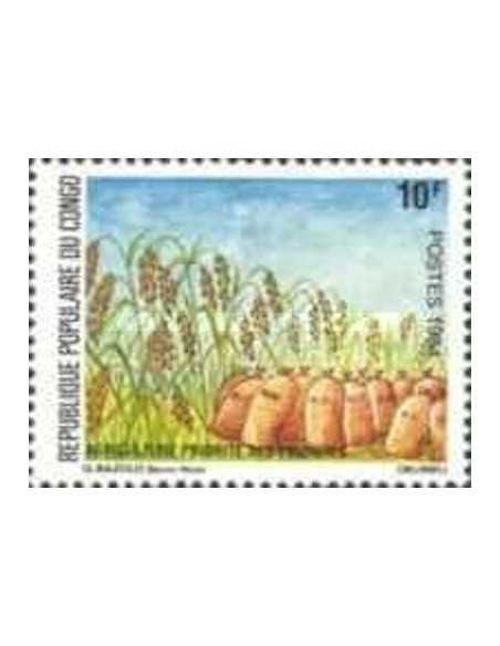 Timbre Poste Congo N° 0722 N** philatelie foxtimbre