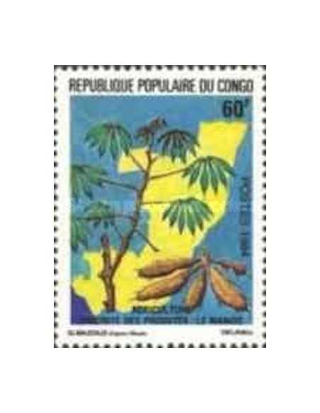 Timbre Poste Congo N° 0724 N** philatelie foxtimbre